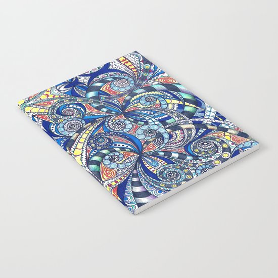 Drawing Floral Zentangle G7B Notebook