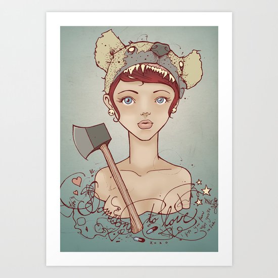 Someone to love Art Print