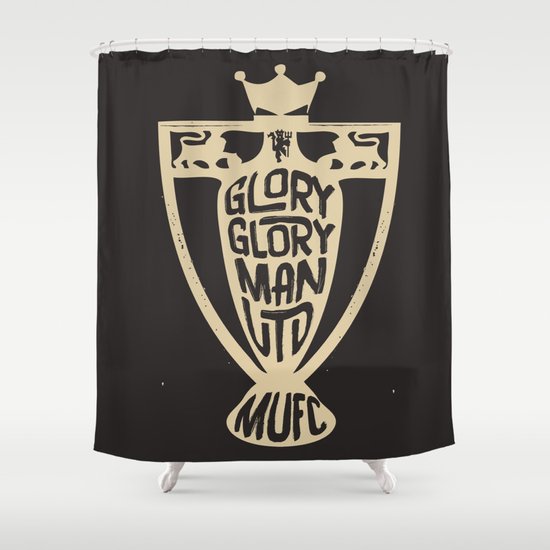 Glory Manchester United Shower Curtain By Uniteeds Society6