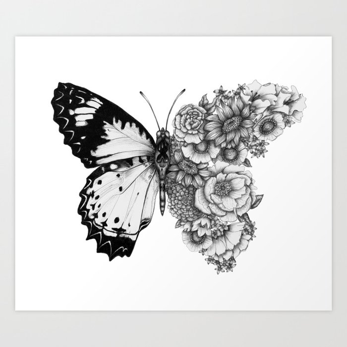 Butterfly in Bloom Kunstdrucke Butterfly in Bloom Kunstdrucke