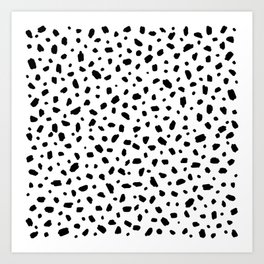 Dalmation Dots Art Print