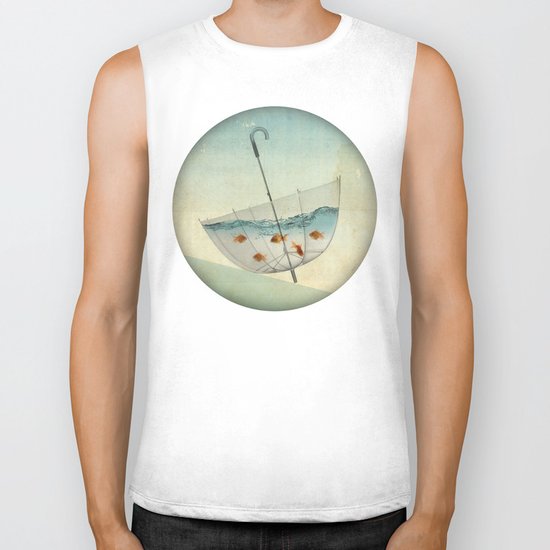 precarious position Biker Tank
