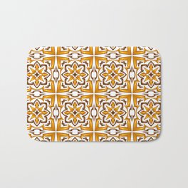Ceramic tile seamless pattern. Wall or floor texture. Absrtract decorative porcelain pottery.  Bath Mat