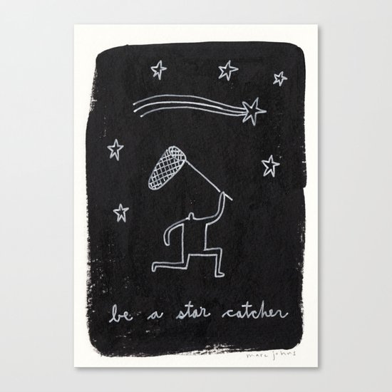 be a star catcher Canvas Print
