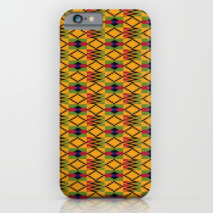 African kente pattern 6 iPhone Case