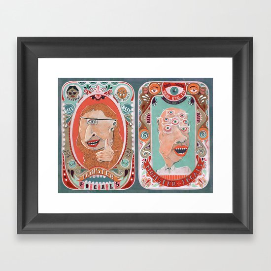 Monster Focals Framed Art Print
