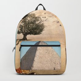 Vintage Pyramid : Grand Pyramid Gizeh Egypt 1895 Backpack | Ancient, Color, Grand, Purevintagelove, Vintage, Society6, Egypt, Antique, Retro, Pyramids 