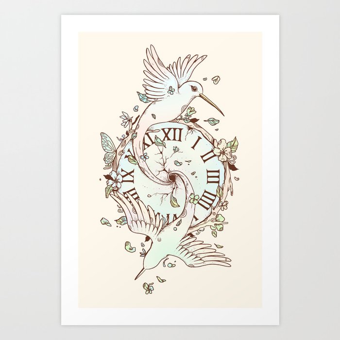 The Time We Have Art Print
