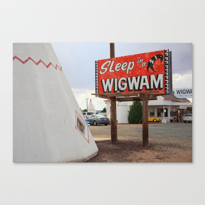 Route 66 - Wigwam Motel 2008 #2 Canvas Print