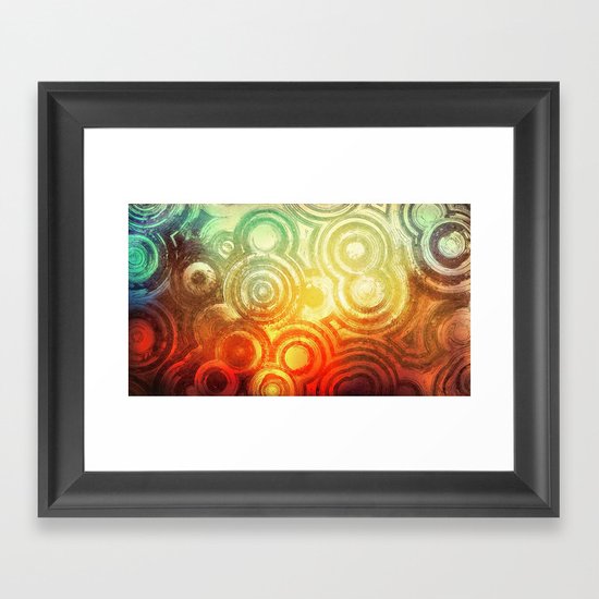 Cluster City Framed Art Print