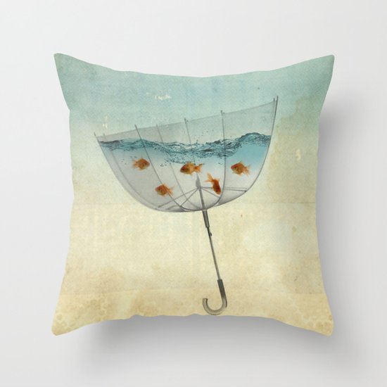 keeping the balance Throw Pillow