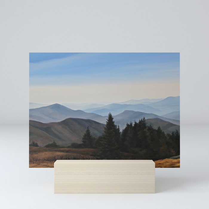 Grassy Ridge Bald Vista Mini Art Print