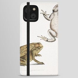 Keeled Nosed Toad & Doubtful Toad  iPhone Wallet Case