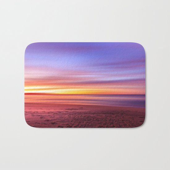 Colour sky beach Bath Mat