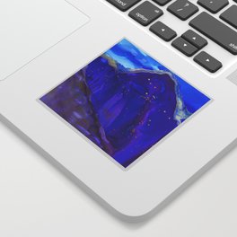 Abstract painting Sticker