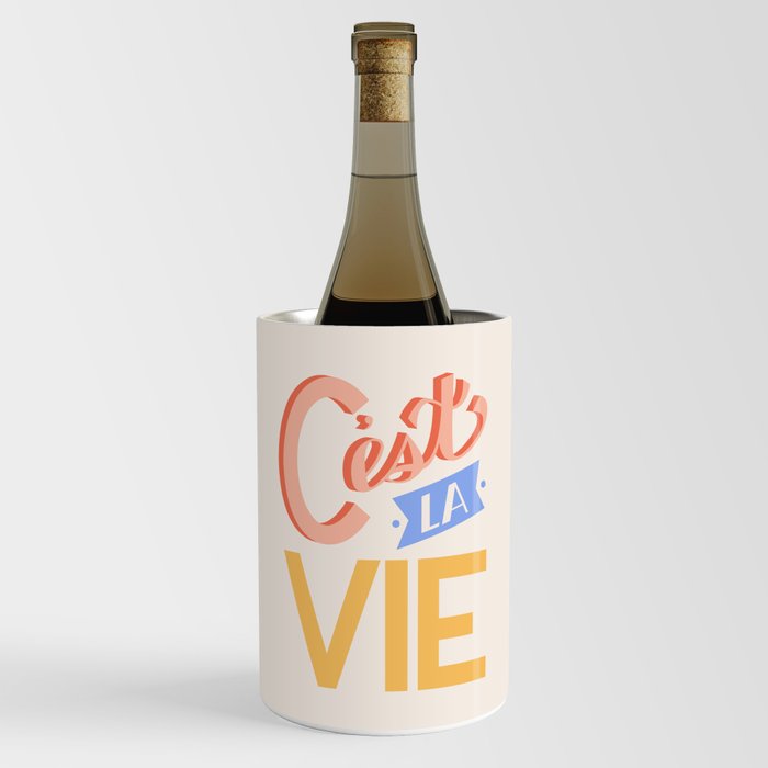 Retro C'est La Vie Wine Chiller