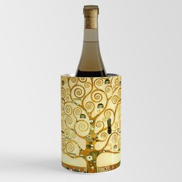 Gustav Klimt The Tree Of Life Wine Chiller
