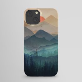 Wilderness Becomes Alive at Night iPhone Case