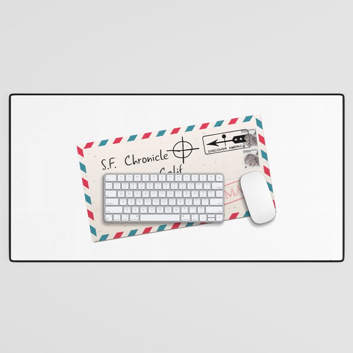 Rush to Editor Zodiac Killer Desk Mat by carlitov Society6