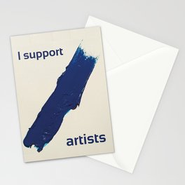 I Support Artists T-Shirt and Stationery Cards Stationery Cards