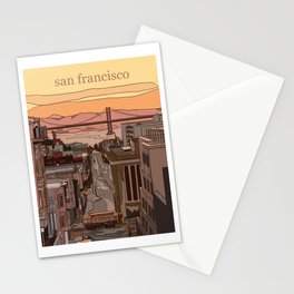 San Francisco Print Stationery Cards