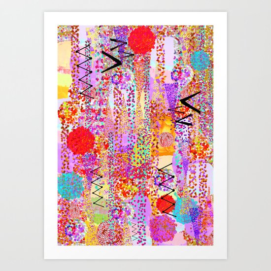 Dance Dots Art Print