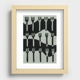 Forks  Recessed Framed Print