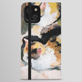 Study of a Calico Cat (1909)  iPhone Wallet Case