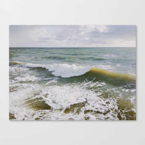 Yellow Wave Canvas Print