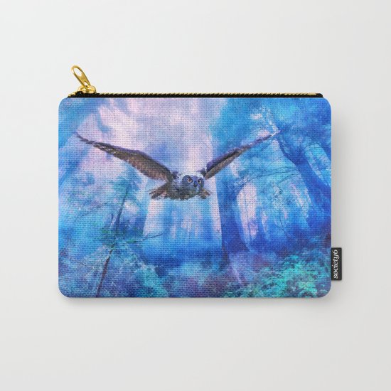Owl flight Carry-All Pouch