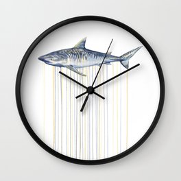 Tiger Shark Wall Clock