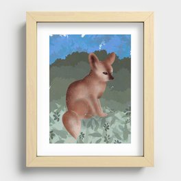 Fennecs, foxes but better Recessed Framed Print