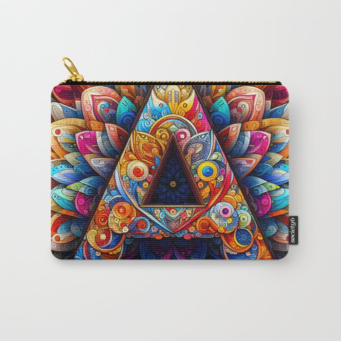 Mandala letter A Carry-All Pouch