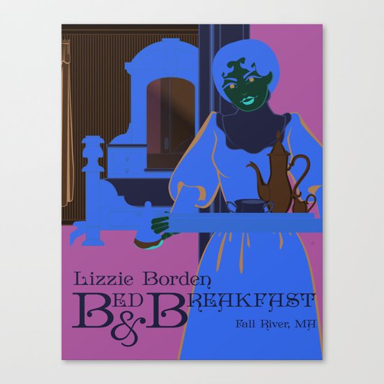 Lizzie Borden Bed & Breakfast Canvas Print