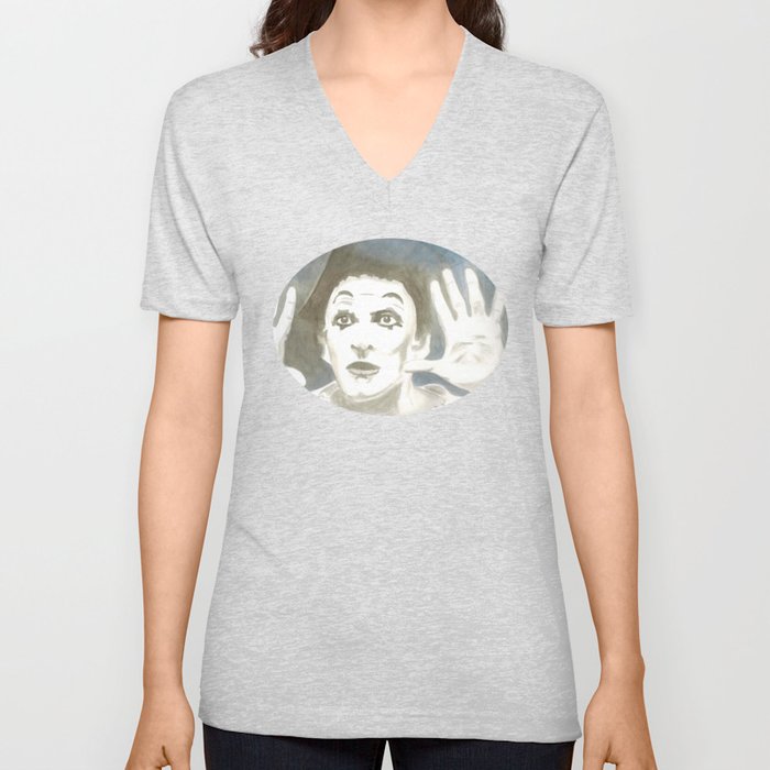 Marcel Marceau V Neck T Shirt