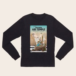 Southern Air Temple Travel Poster Long Sleeve T Shirt