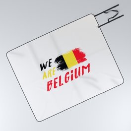 We are Belgium Picnic Blanket