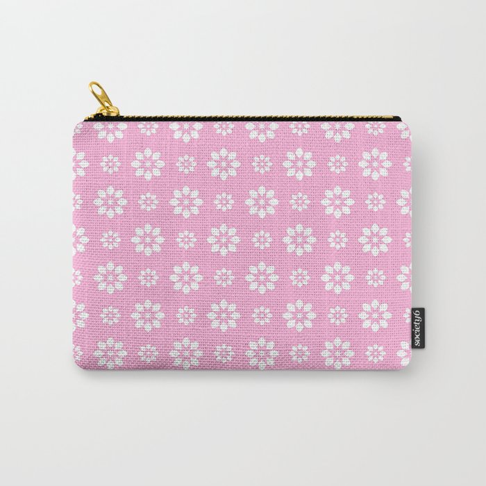 Geometric flower 153 Carry-All Pouch