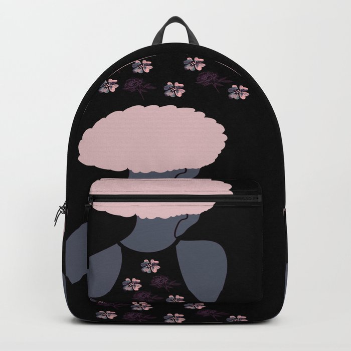 Woman At The Meadow Vintage Dark Style Pattern 38 Backpack