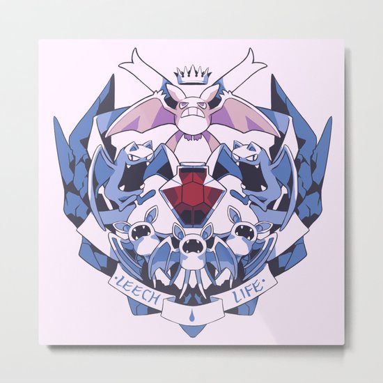 LEECH LIFE Metal Print