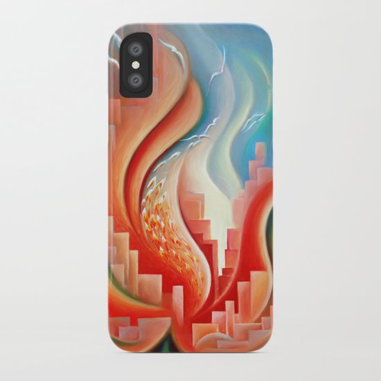 Hibiscus City iPhone Case