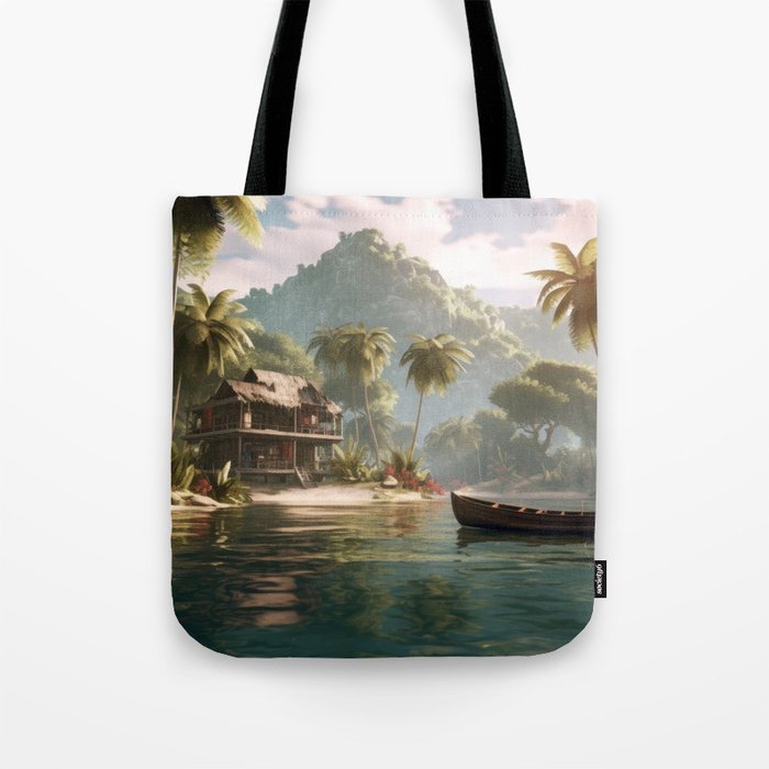 Morning In Paradise Tote Bag