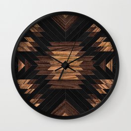 Urban Tribal Pattern No.7 - Aztec - Wood Wall Clock