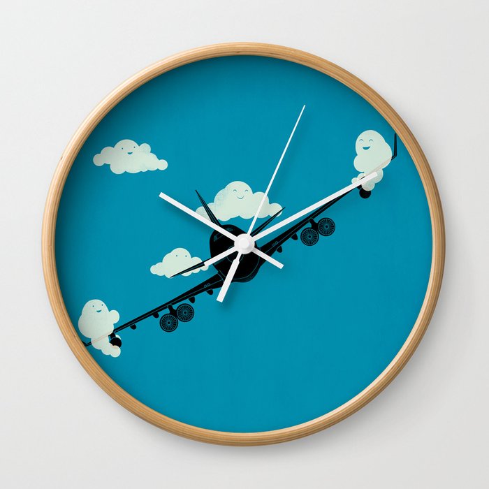 Seesaw in the Sky Wall Clock
