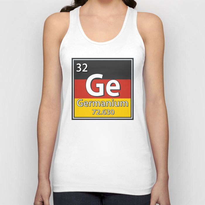 Germanium - Germany Flag German Science Tank Top