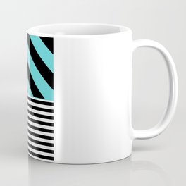 Blue B&W Coffee Mug