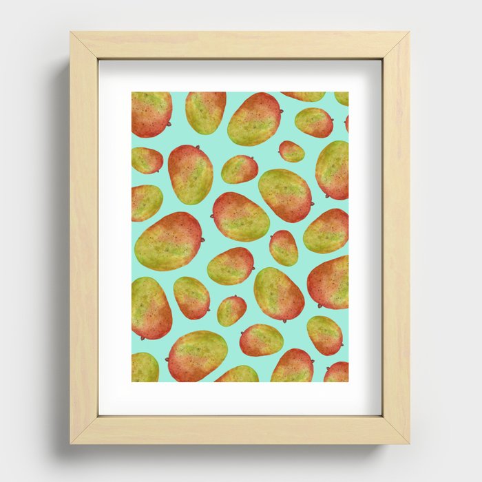 Cloudy With a Chance of Mangoes Recessed Framed Print