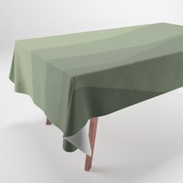 Deep green forest sea Tablecloth