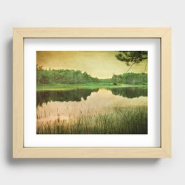 Up North Tranquility Recessed Framed Print