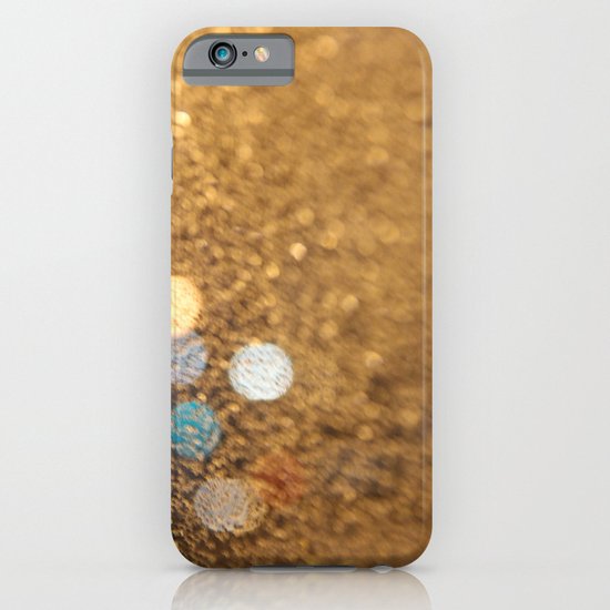 Blue Bokeh iPhone & iPod Case